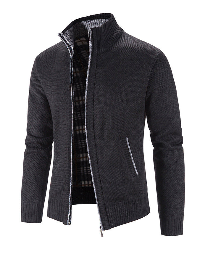 W&W Mode | Herren Strickjacke Mit Reißverschluss Trachten