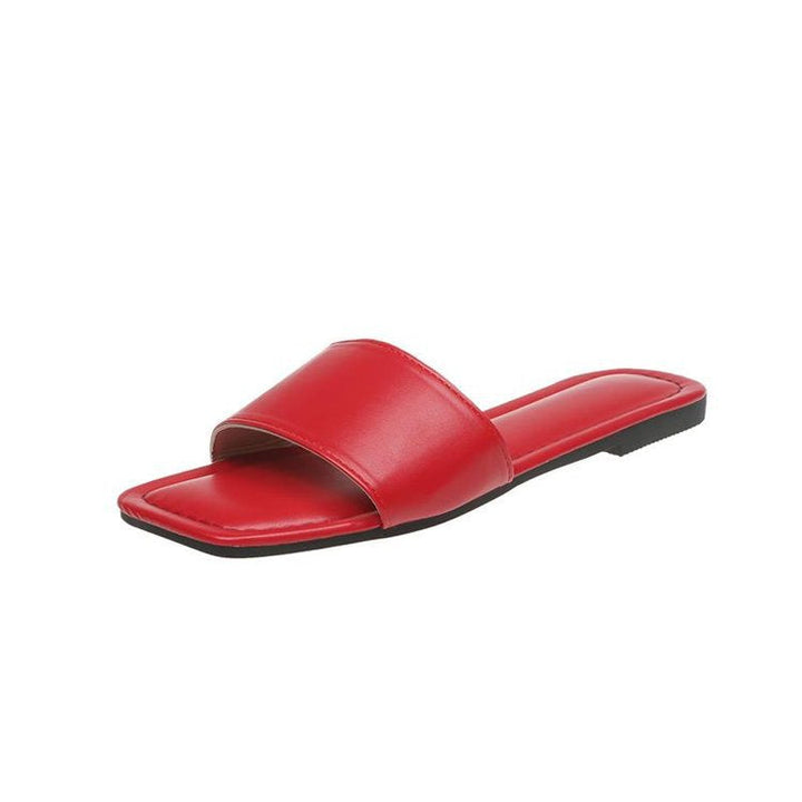 Damen Offene Zehentrenner-Pantoletten mit elegantem Design W&W Mode