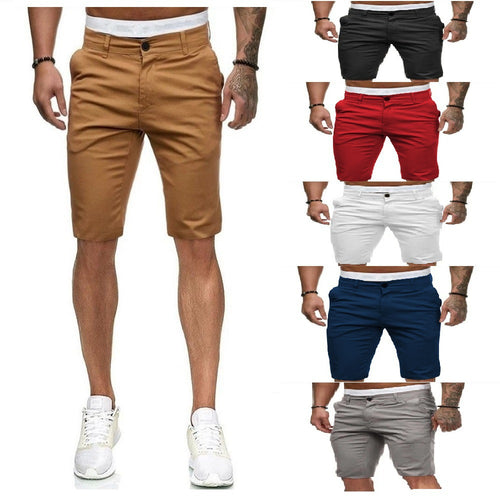 Herren Chino Stil Freizeit Shorts WW