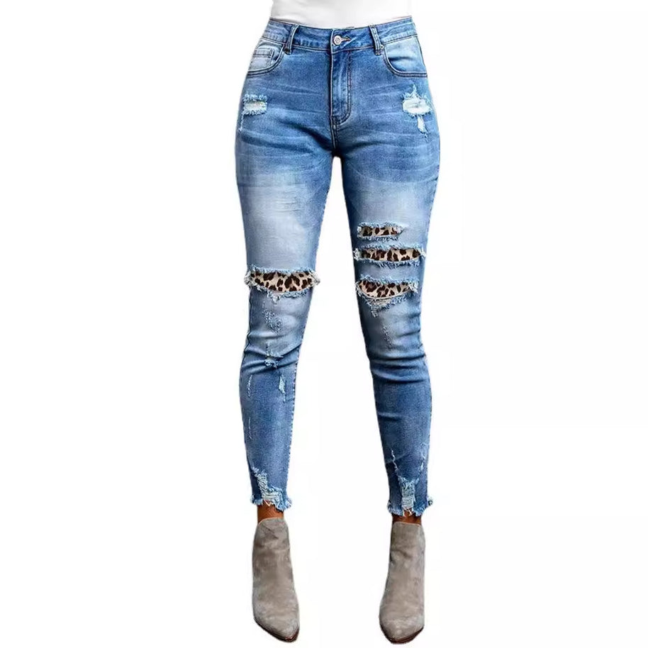 Damen Skinny Jeans mit aufregenden Destroyed-Details WW