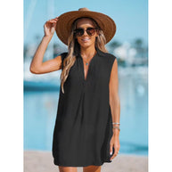 Damen Strandkleid mit leichter, luftiger Baumwolle WW