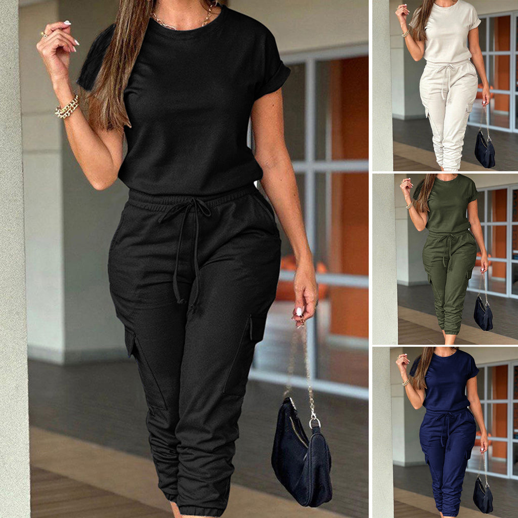 Damen Jogginganzug mit lässigem Schnitt und praktischen Taschen WW
