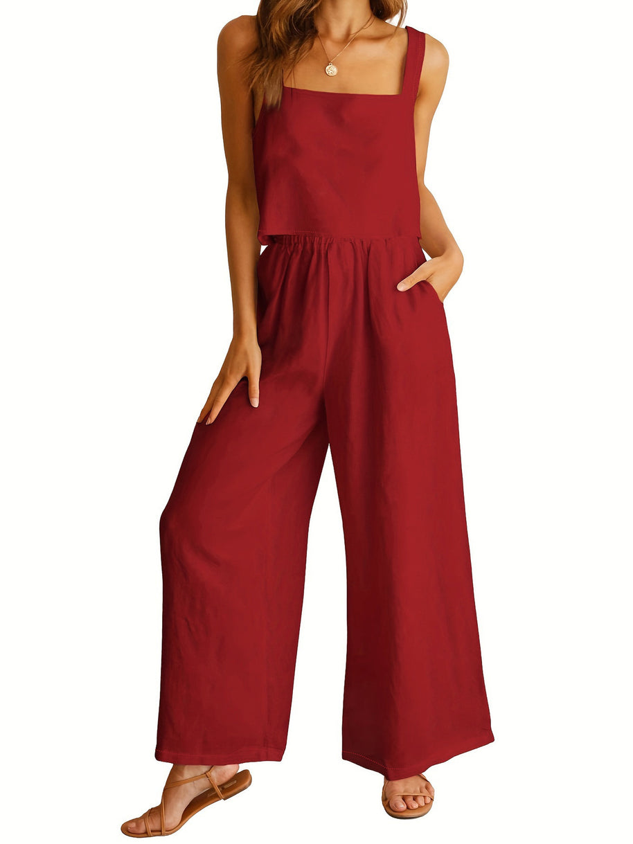 Damen Weitgeschnittene Jumpsuit WW