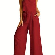 Damen Weitgeschnittene Jumpsuit WW