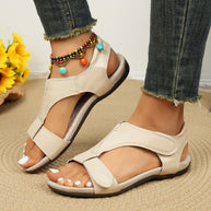 Damen Bequeme Leichte Zehensandalen mit Gepolstertem Fußbett WW