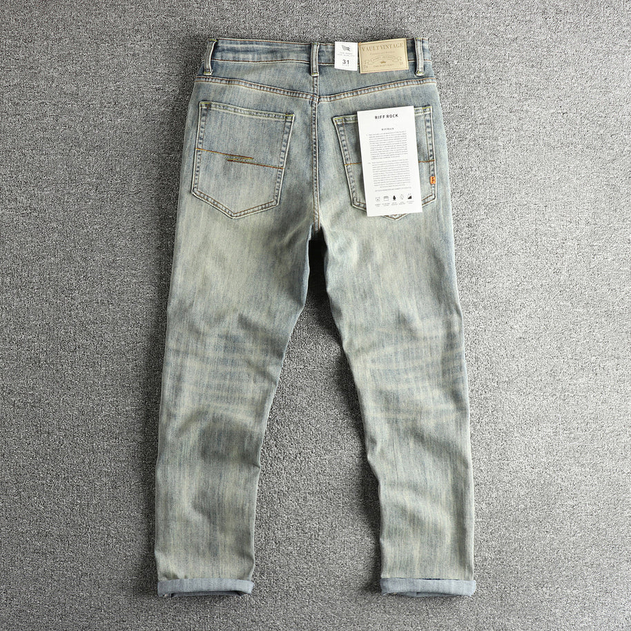 Damen Slim-Fit Jeans mit bequemer Passform und lässigem Vintage-Look WW