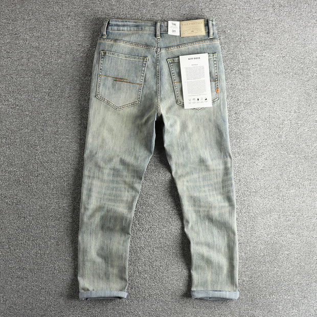 Damen Slim-Fit Jeans mit bequemer Passform und lässigem Vintage-Look WW