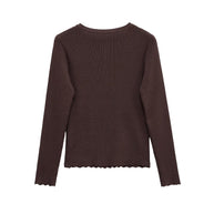 Damen Strickjacke mit dekorativen Knöpfen WW