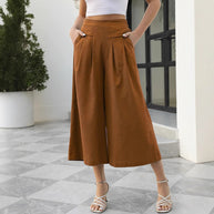 Damen Weite Culotte mit elegantem Schnitt WW