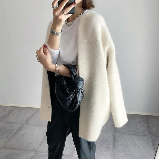 WW | Eleganter Kaschmir Strickjacke