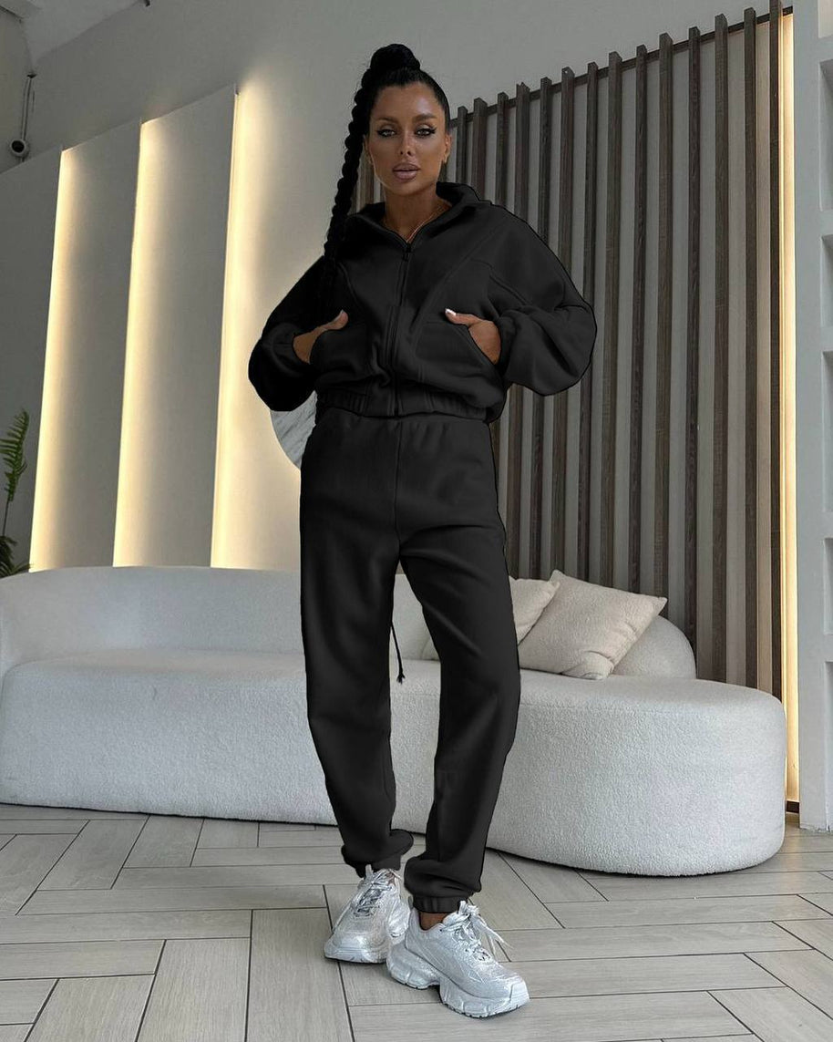 Damen bequemer und modischer Jumpsuit mit tiefem V-Ausschnitt WW