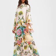 WW | Bedrucktes Dreiviertelarmkleid