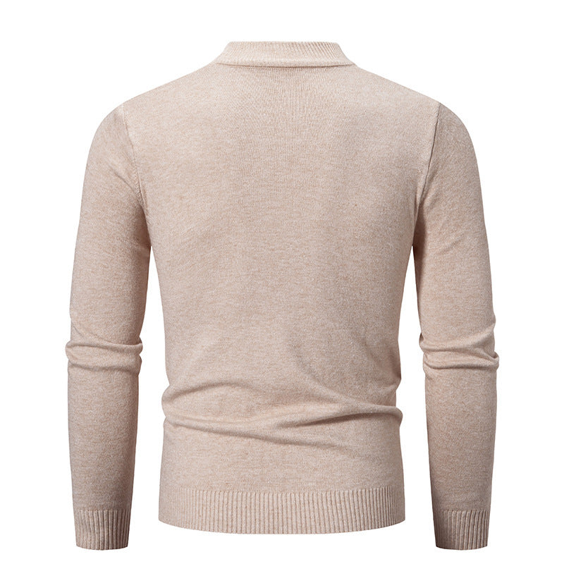 Herren Rollkragenpullover aus weichem Strickmaterial WW