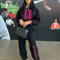 Damen Sportanzug mit modischen Akzenten und lässigem Schnitt WW