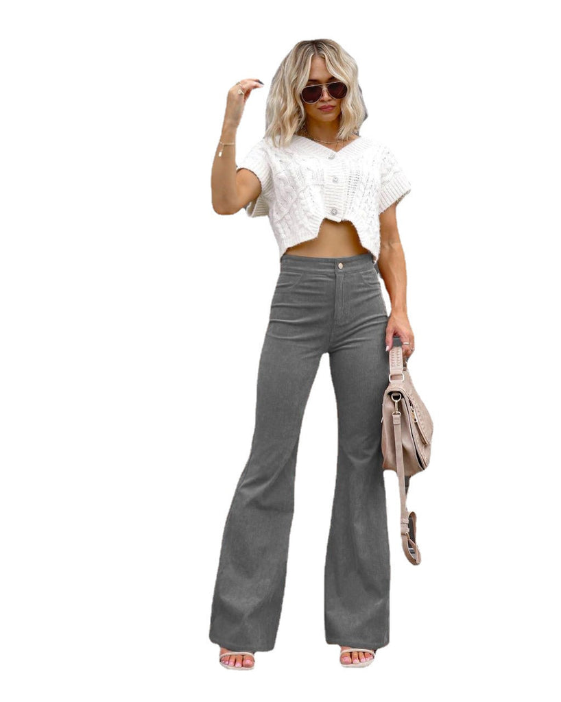 Damen Flared Jeans mit hohem Bund und figurformendem Schnitt WW