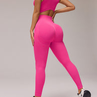 Damen Sportoberteil und Hochleistung Leggings Set WW