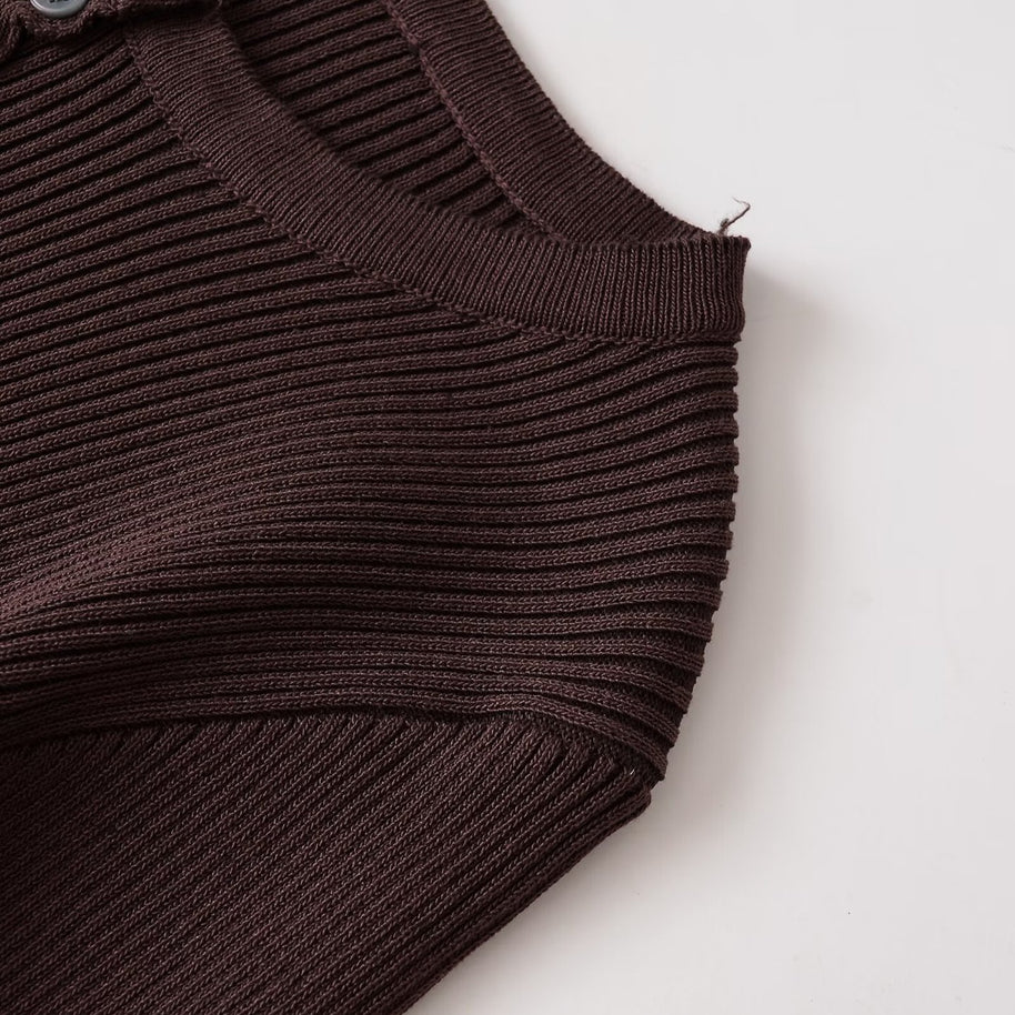 Damen Strickjacke mit dekorativen Knöpfen WW