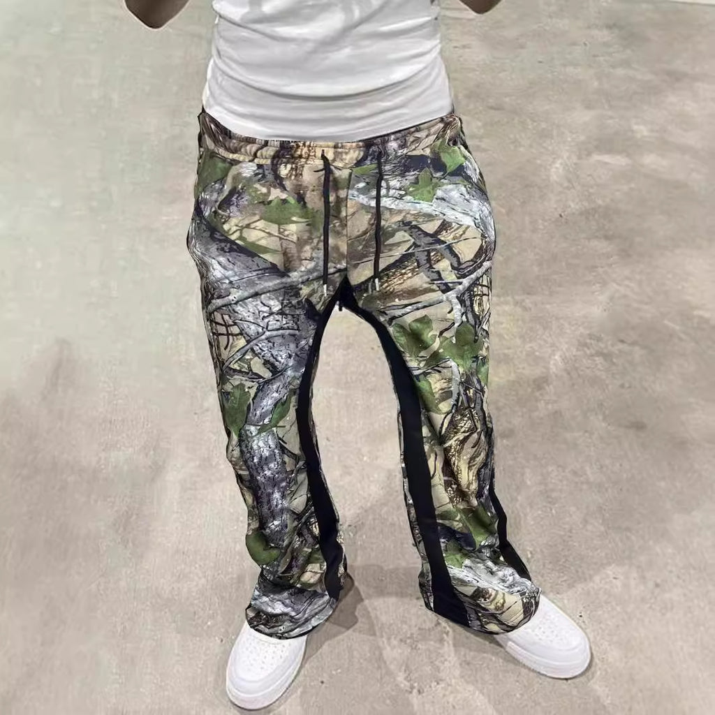 Herren Freizeithose mit innovativem Camouflage-Muster und elastischem Bund WW