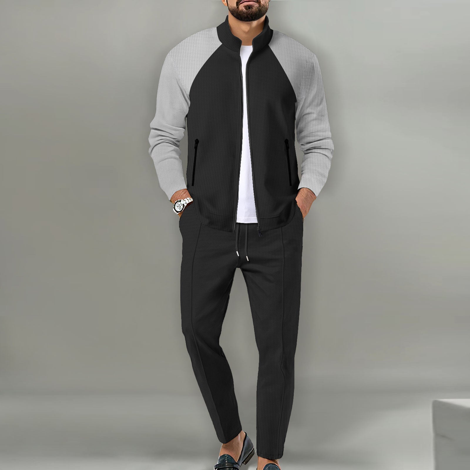 Herren Sportlicher Track-Suit mit High-Tech-Materialien WW