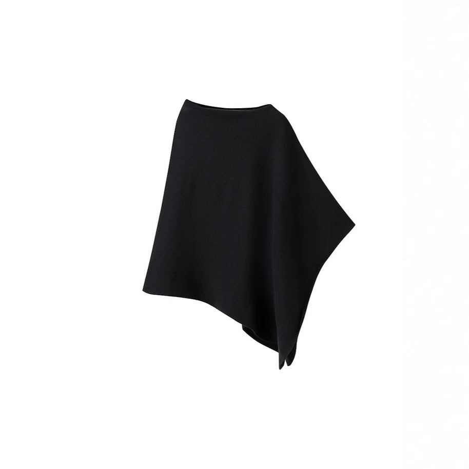 Damen Poncho aus weichem, hochwertigem Material mit elegantem Schnitt WW