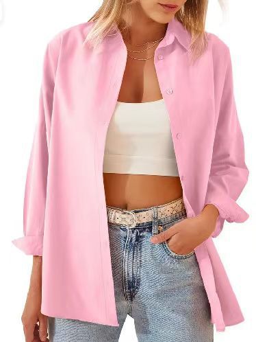 Damen Hemdbluse im lässigen Schnitt mit langen Ärmeln und modernen Details WW