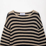 Damen Strickpullover mit stilvollem Streifendessin und weichem Material WW
