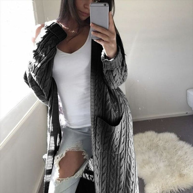 Damen Strickjacke mit Taschen WW