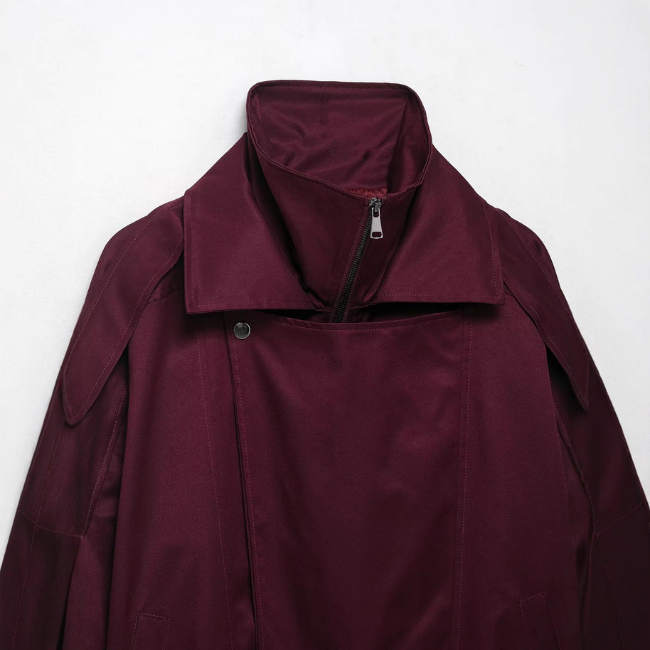 Damen sportliche Übergangsjacke mit verstellbarem Bund und praktischen Taschen WW