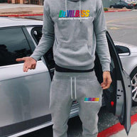 Damen Sportliches Hoodie und Jogginghose Set aus weichem Fleece WW