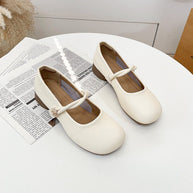 Damen Ballerinas mit dekorativem Riemchen und kleiner Verzierung WW