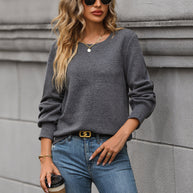 Damen Sweatshirt mit strukturiertem Design und lässigem Schnitt WW