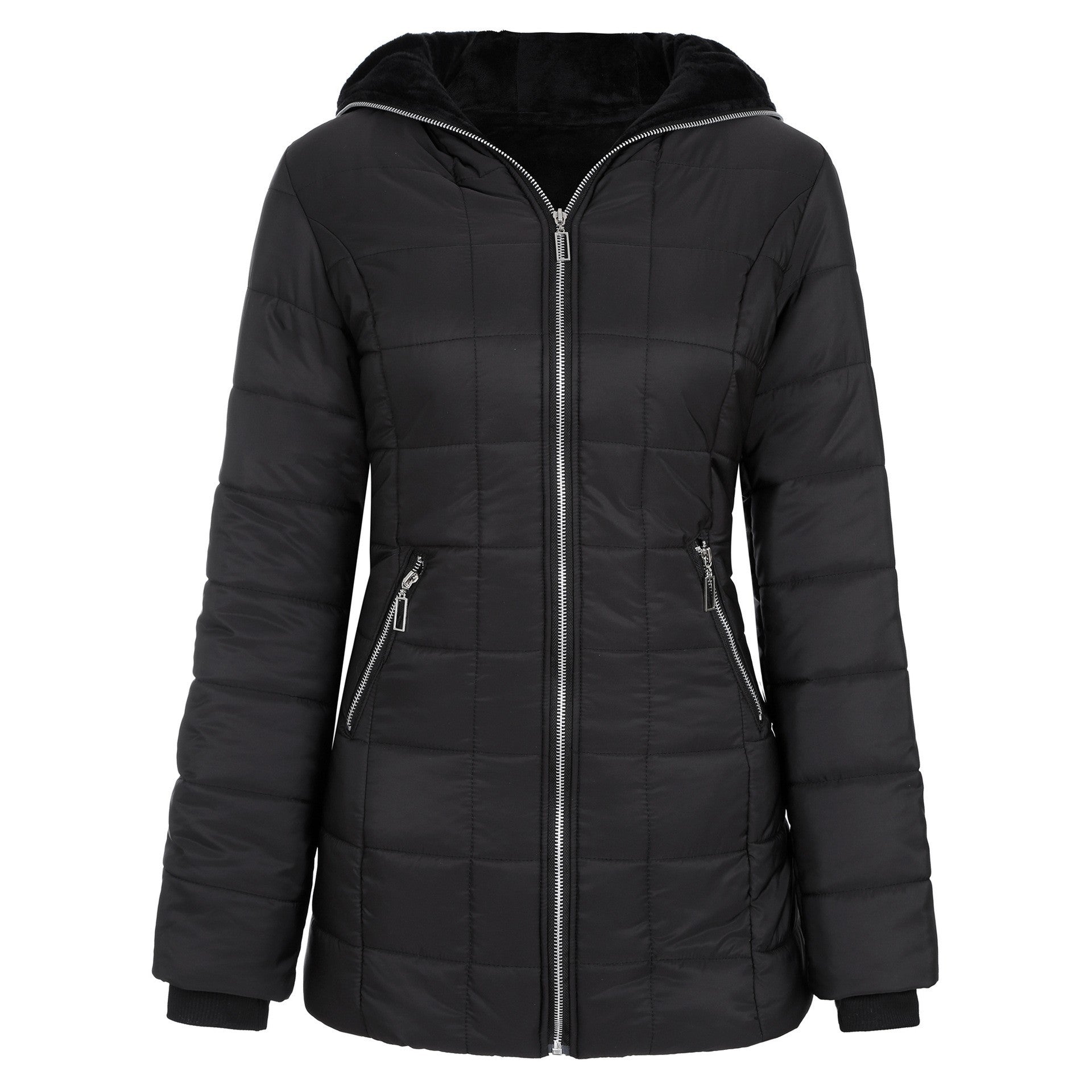 Damen Sportliche Funktionsjacke mit Kapuze und isolierendem Futter WW