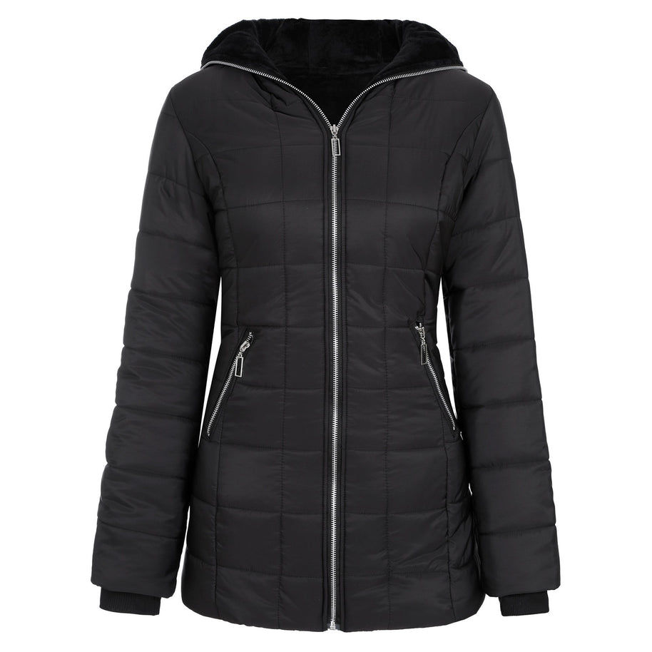 Damen Sportliche Funktionsjacke mit Kapuze und isolierendem Futter WW