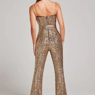 WW | Glitzernder Jumpsuit Mit Pailletten Für Damen