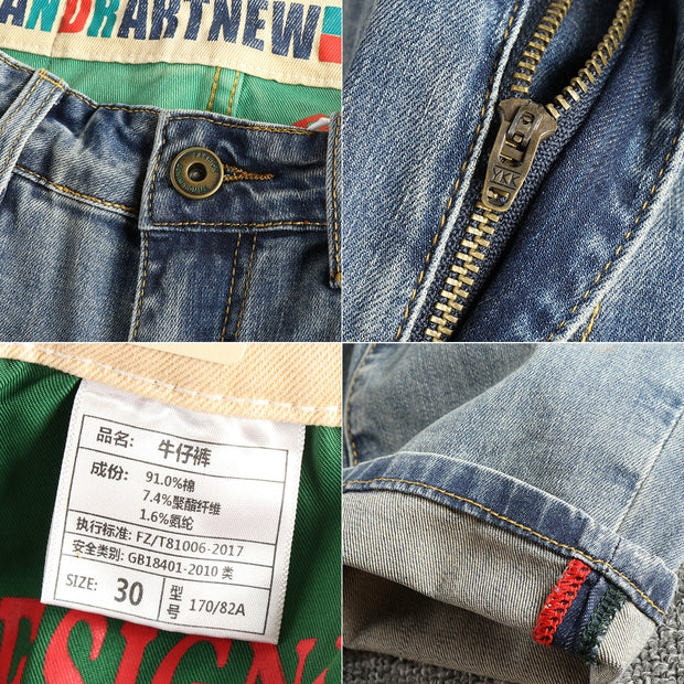 Damen Slim-Fit Jeans mit modischem Destroyed-Look und praktischem Umschlag WW