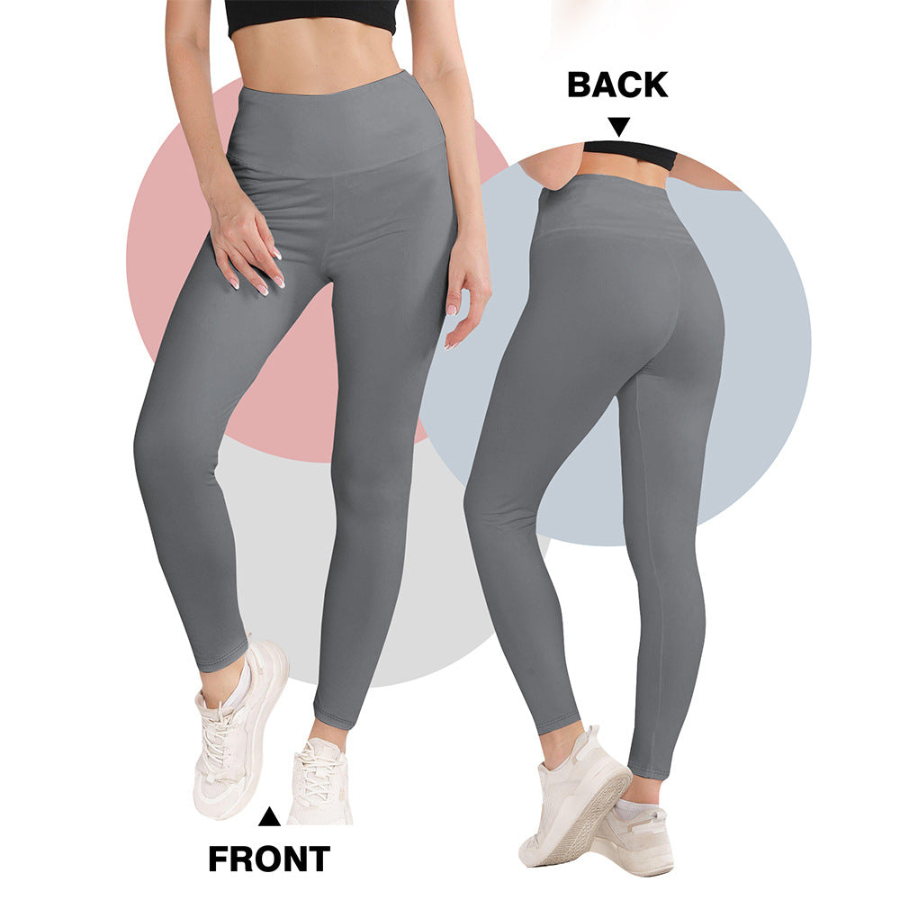 Damen Hochwertige Sportleggings mit seamless Design und hohem Bund WW