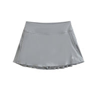 Damen Sportlicher Faltenrock mit integrierten Shorts WW