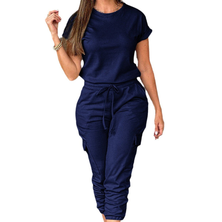Damen Jogginganzug mit lässigem Schnitt und praktischen Taschen W&W Mode