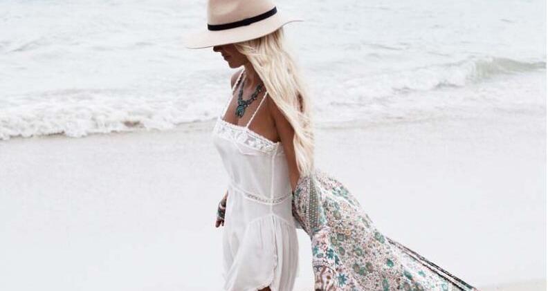 Damen Strandkimono WW