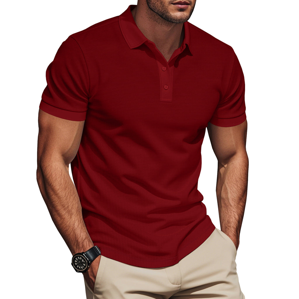 Herren Polo-Shirt mit strukturiertem Gewebe und modischen Akzenten WW