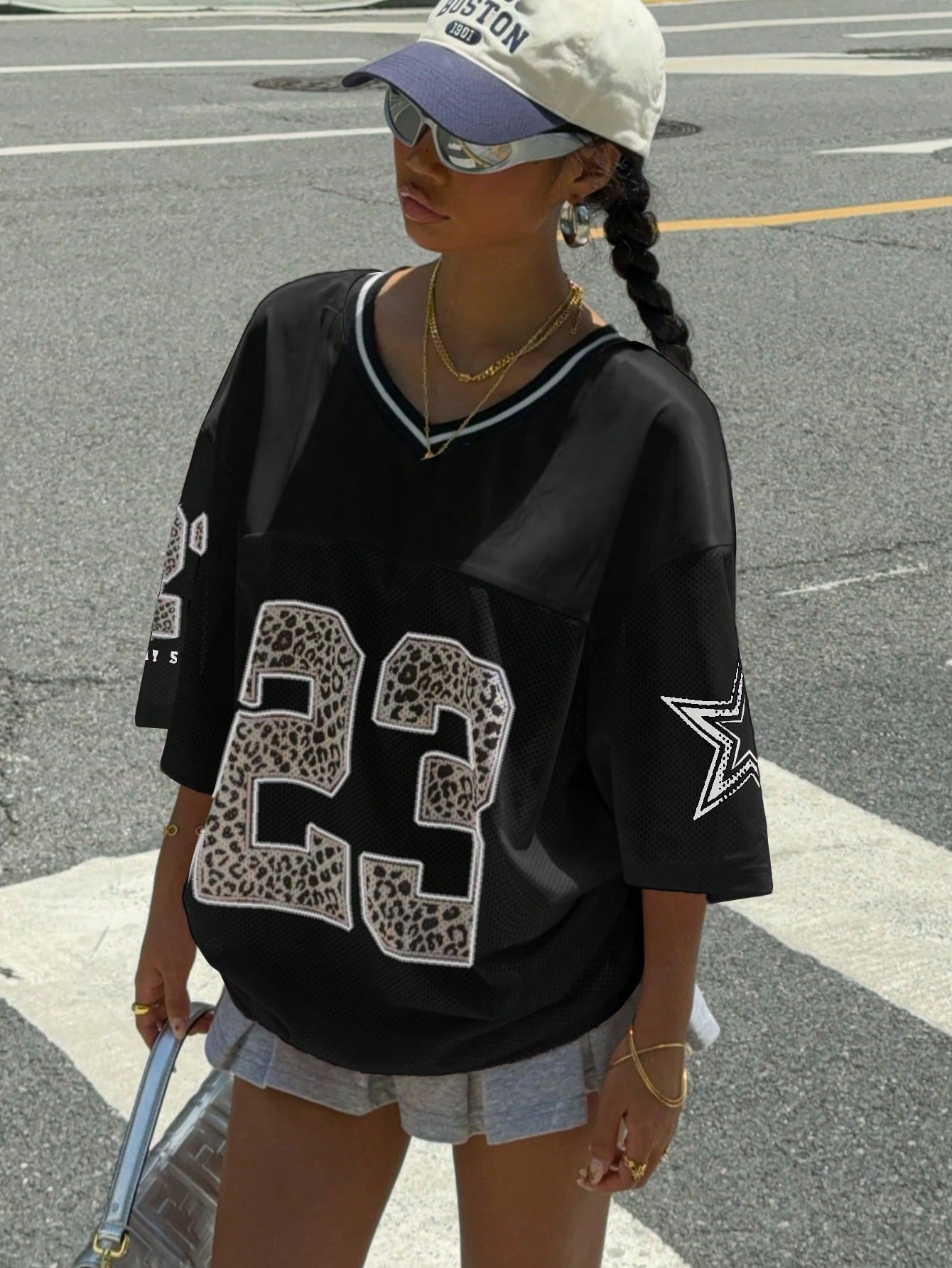 WW | Jersey Shirt Mit Animal Print Sportlich, Trendy & Streetstyle Ready