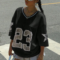 WW | Jersey Shirt Mit Animal Print Sportlich, Trendy & Streetstyle Ready