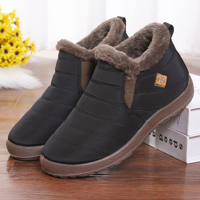 Damen Bequeme Winterschuhe mit kuscheligem Innenfutter und rutschfester Sohle WW