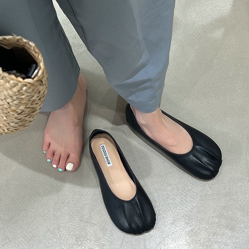 Damen bequeme Ballerinas mit flexibler Sohle und atmungsaktivem Obermaterial WW