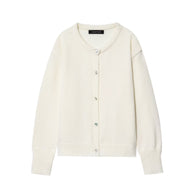 Damen Strickjacke mit Knopfdesign und gemütlichem Schnitt WW