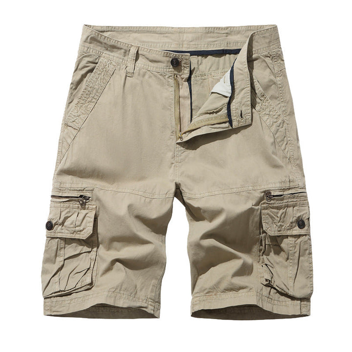 Herren Cargo-Shorts mit Mehrfachtaschen-Design W&W Mode