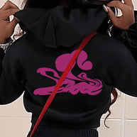 Damen Sportliche Kapuzenjacke WW