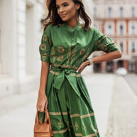 Damen Kaftan Kleid WW