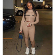 Damen Sportanzug mit Reißverschluss und elastischem Bund WW