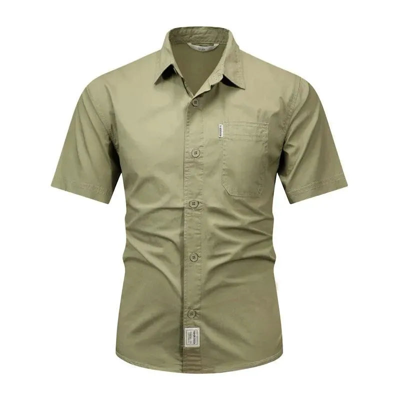 WW | Dunne blouse met halve mouwen